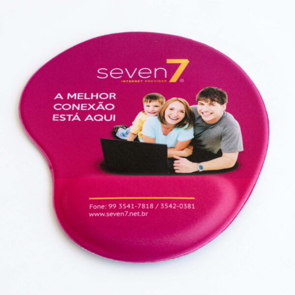 MOUSE PAD PERSONALIZADO-TECIDO COM DESCANSO DE MÃO