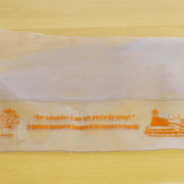 PASTA CONGRESSO PERSONALIZADA - PVC TRANSPARENTE