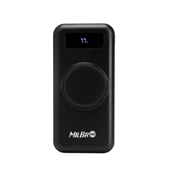 Power Bank 10.000 mAh com Carregamento por Indução